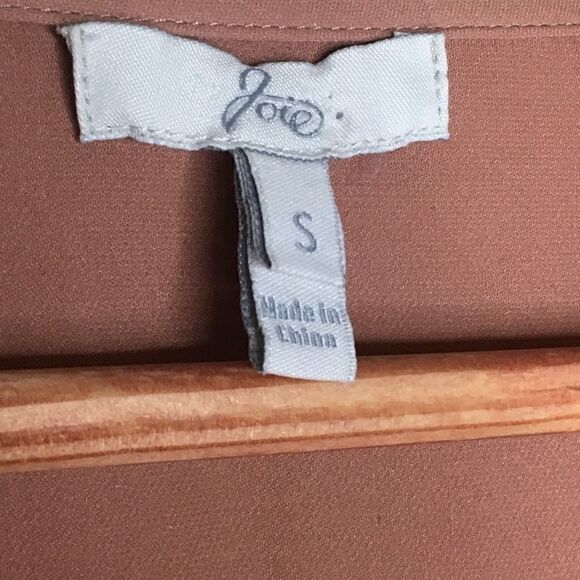 Joie Sz S Silk Loose Fit Blouse - Picture 5 of 5